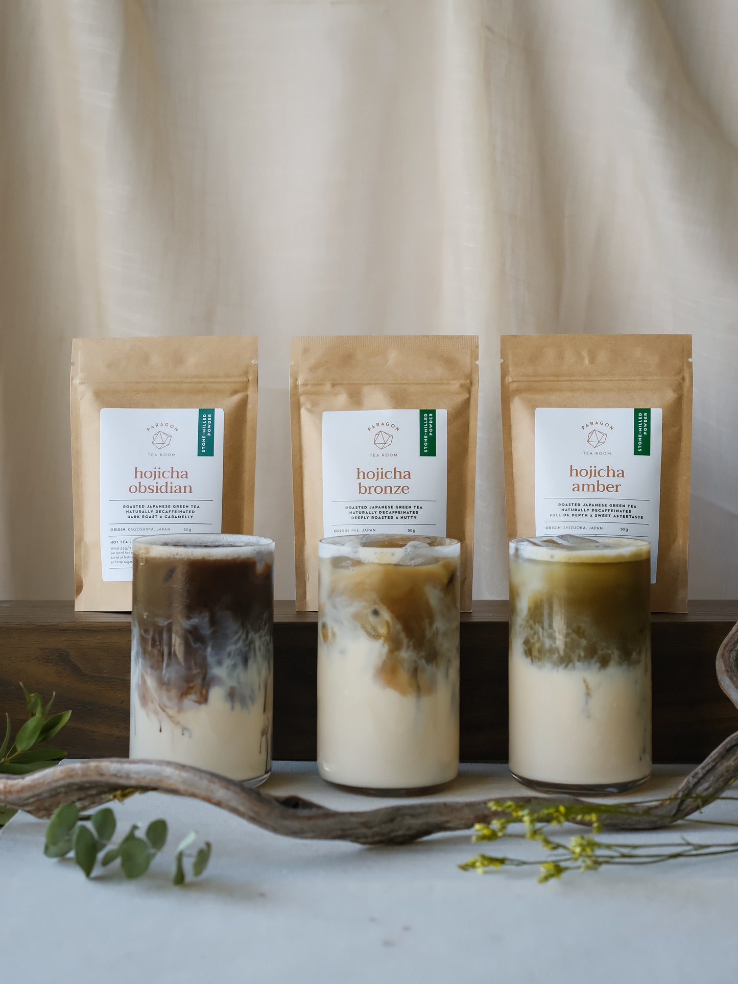 Hojicha Powder Trio (100g x 3)