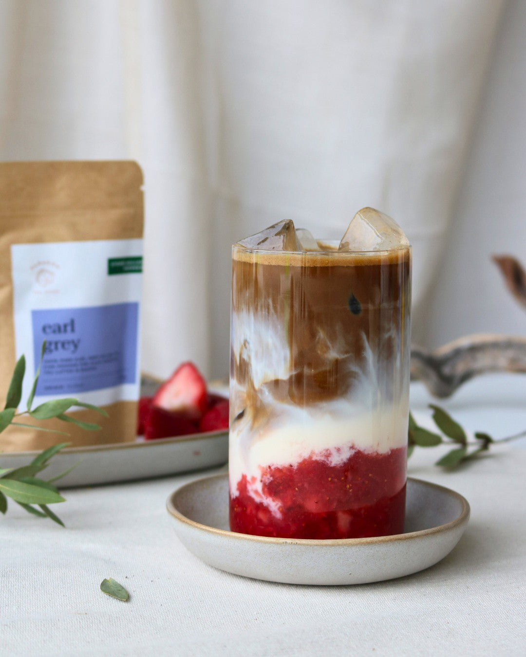 Strawberry London Fog