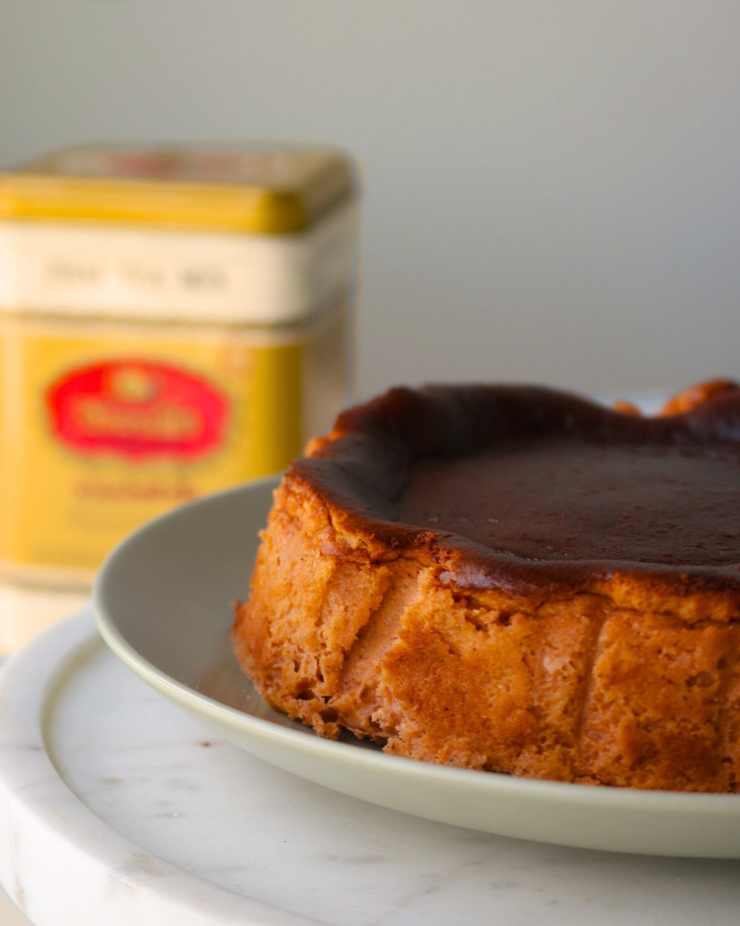 Thai Tea Basque Cheesecake