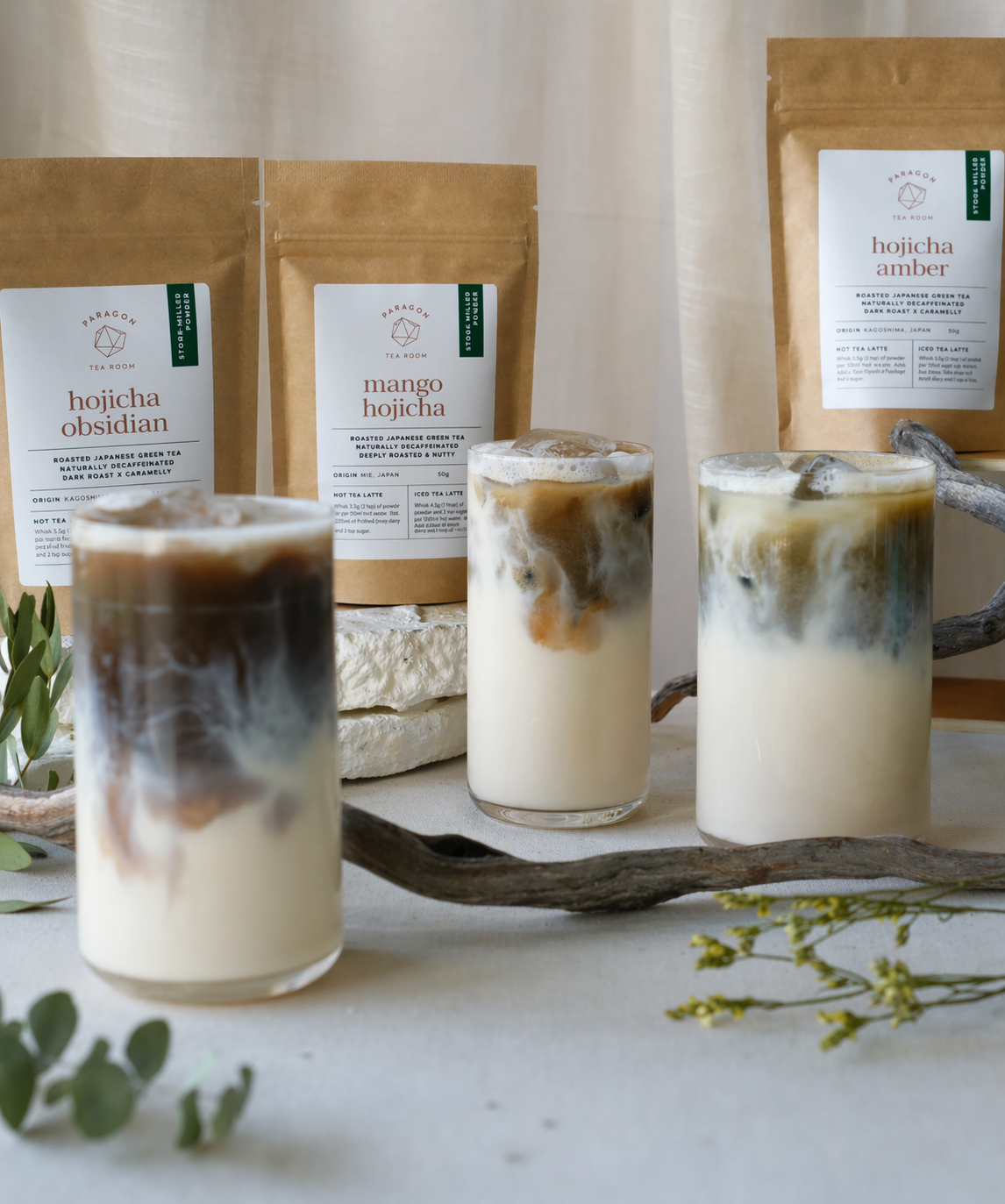 Hojicha Powder Taster Trio (50g x 3)
