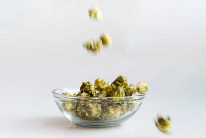 Kinako Genmaicha Gourmet Popcorn. Paragon Tea Room