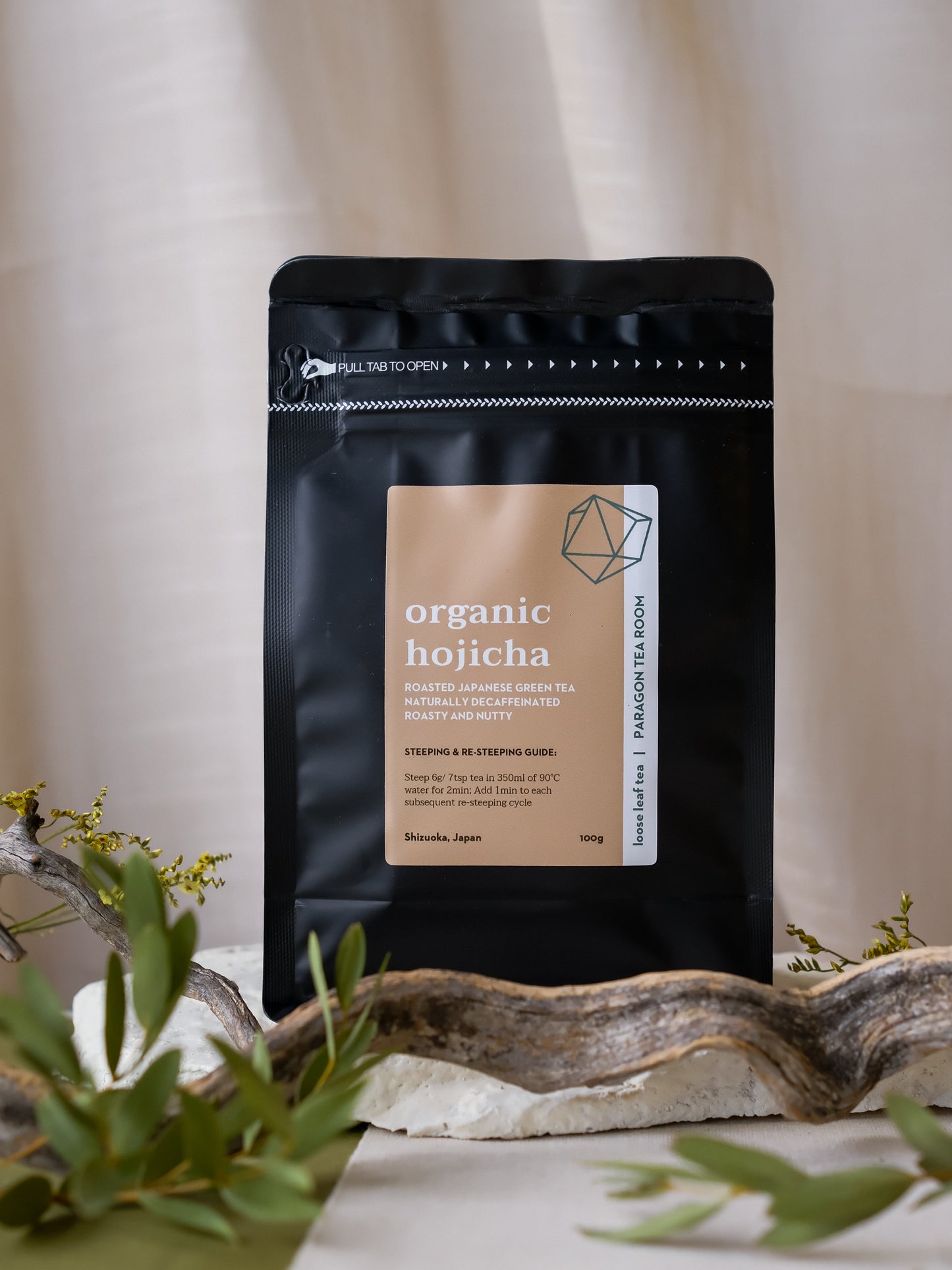 Organic Hojicha Loose Leaf 100g