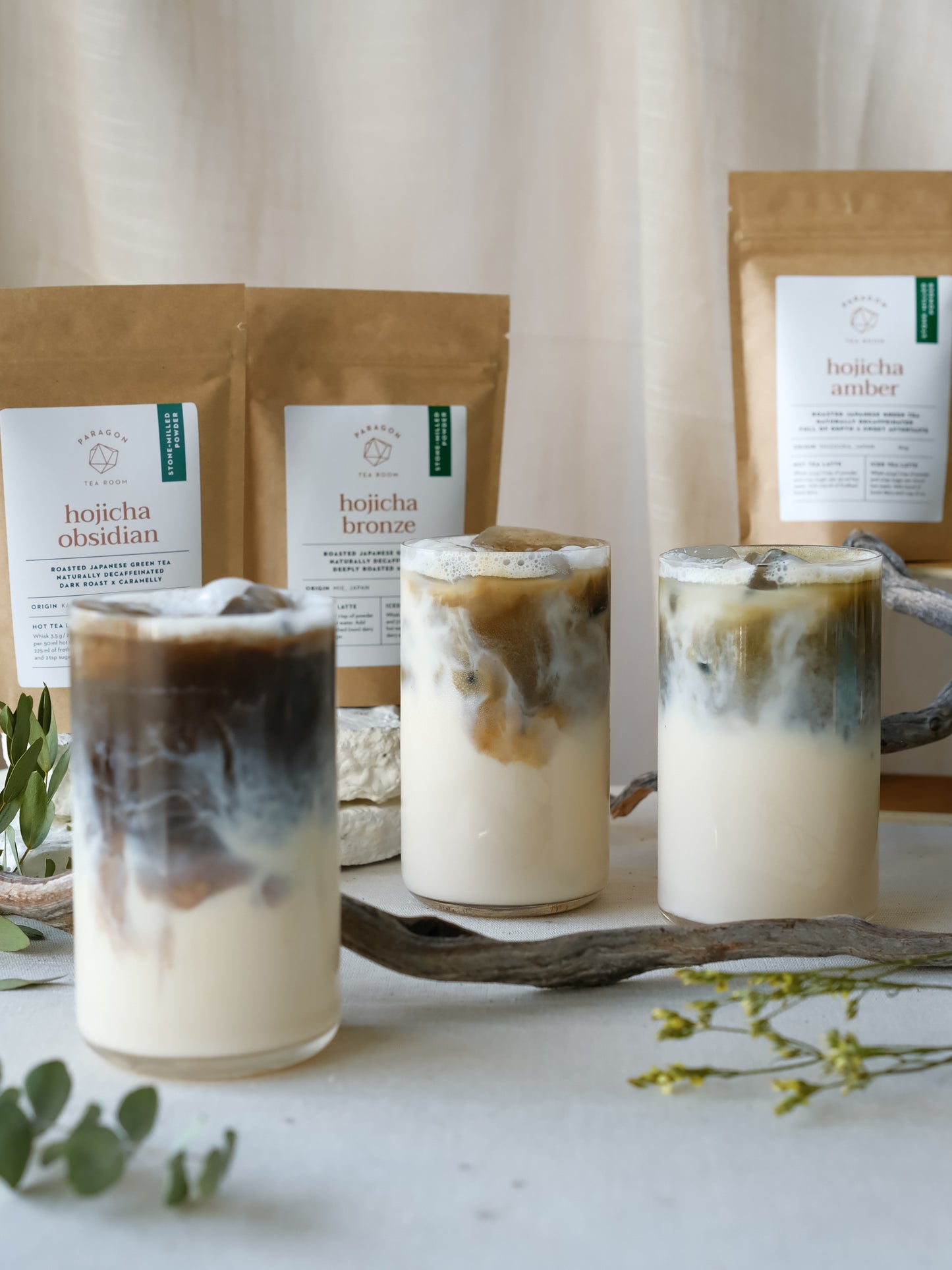 BOGO - Hojicha Powder Taster Trio (50g x 3)